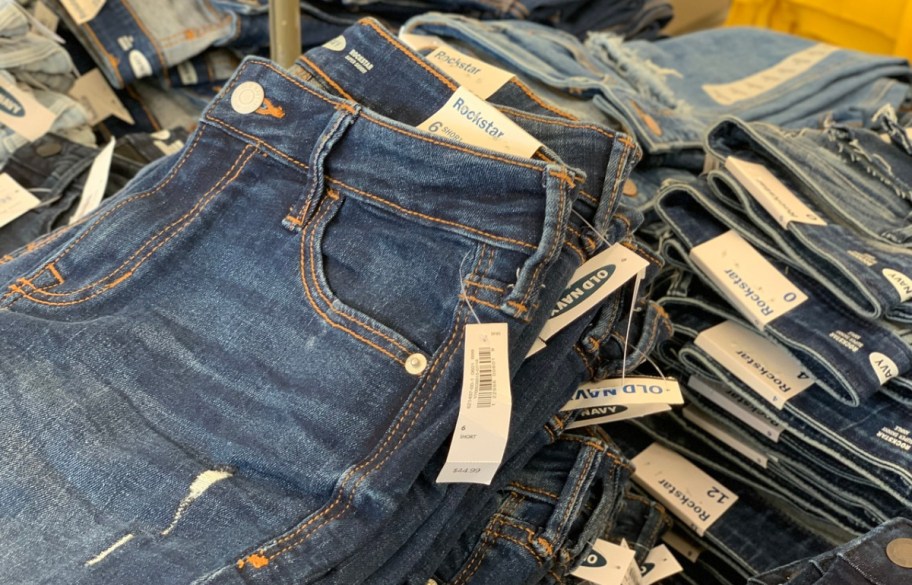 women's old navy rockstar jeans