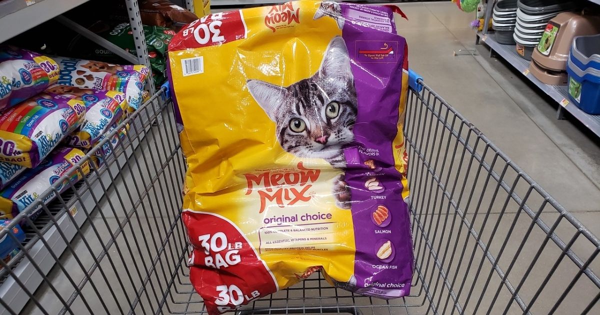 Meow Mix is Recalling Dry Cat Food Sold at Walmart Due to Salmonella