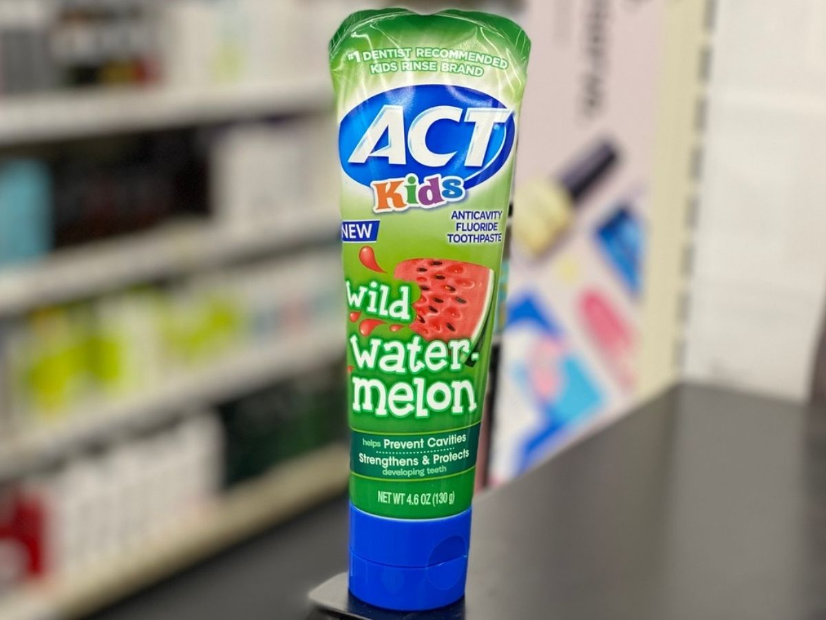 act wild watermelon toothpaste