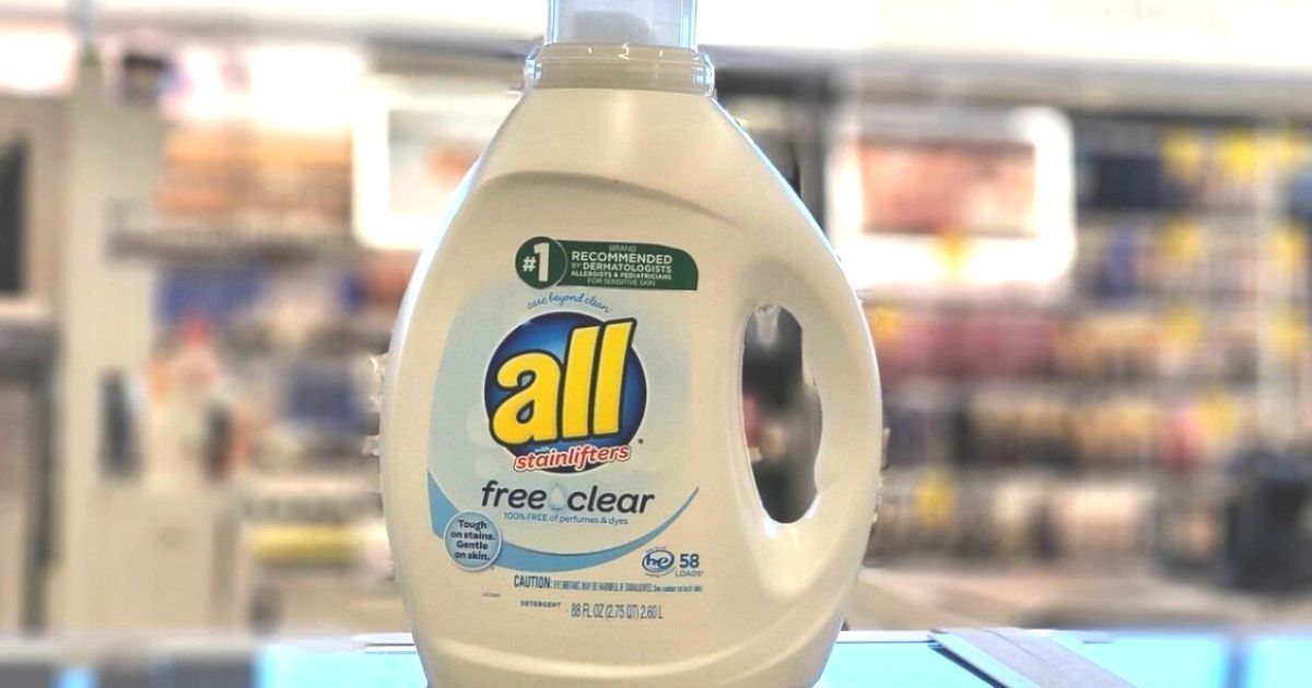 All Free Clear Laundry Detergent in store