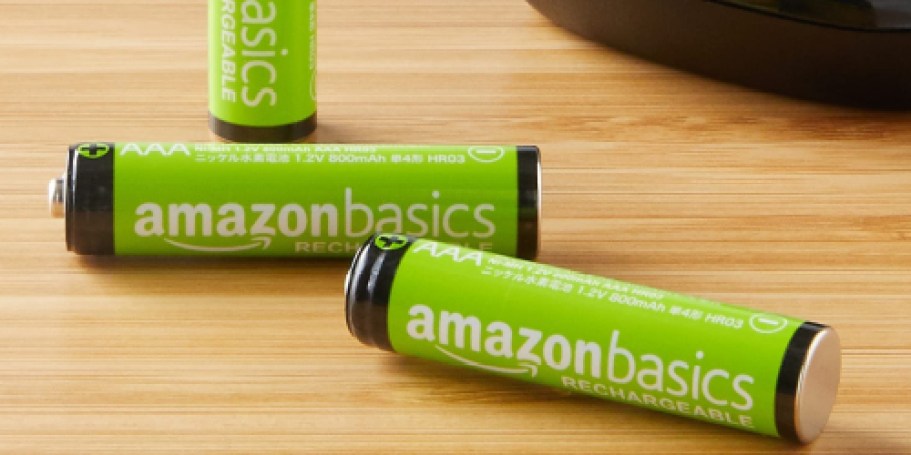 Amazon Rechargeable AAA Batteries 12-Count Pack Only $9 Shipped (Regularly $16)