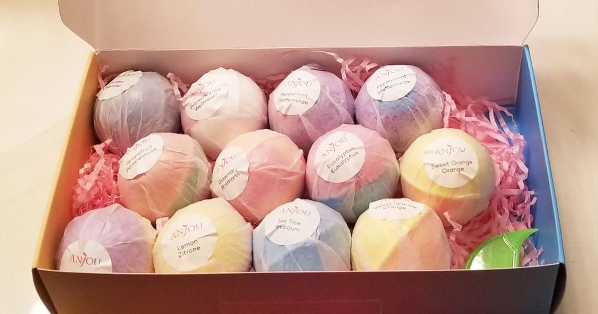 anjou bath bombs 14 piece