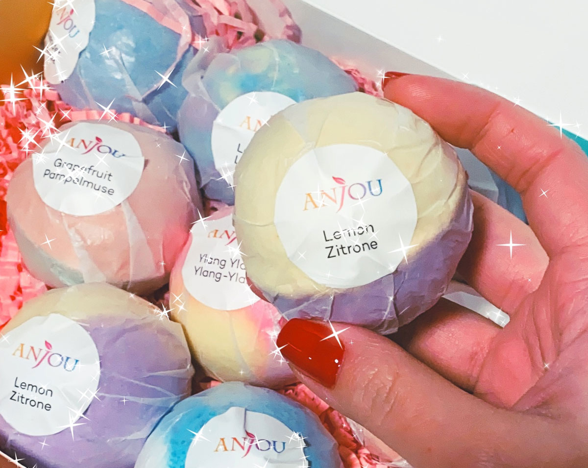 anjou bath bombs 14 piece