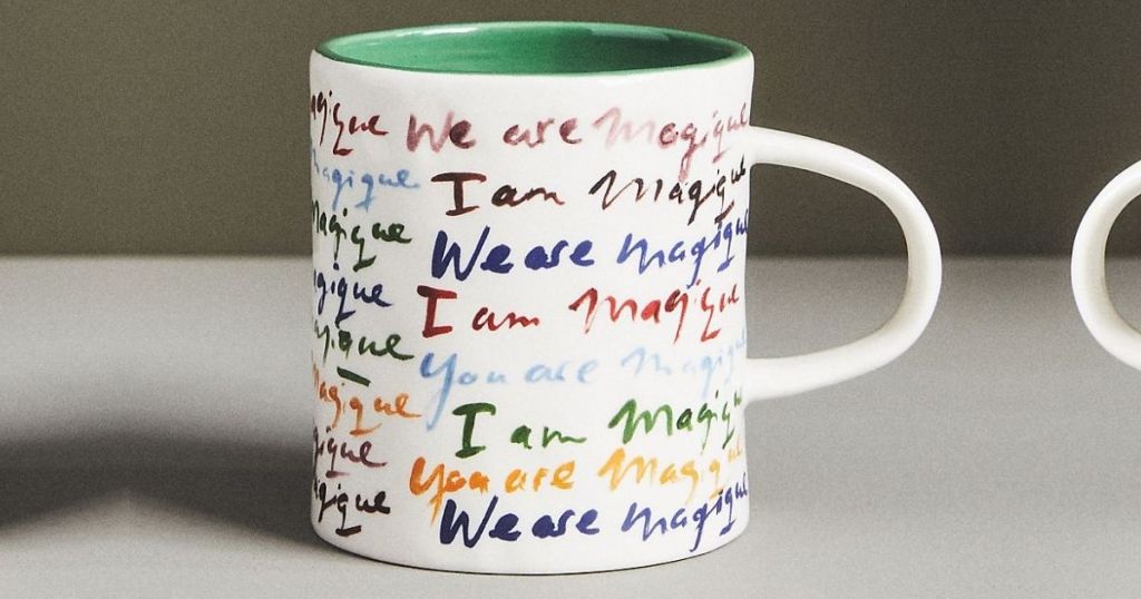 Anthro we are magic coffee mug