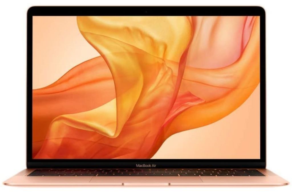 Apple MacBook Air 13.3" Gold open