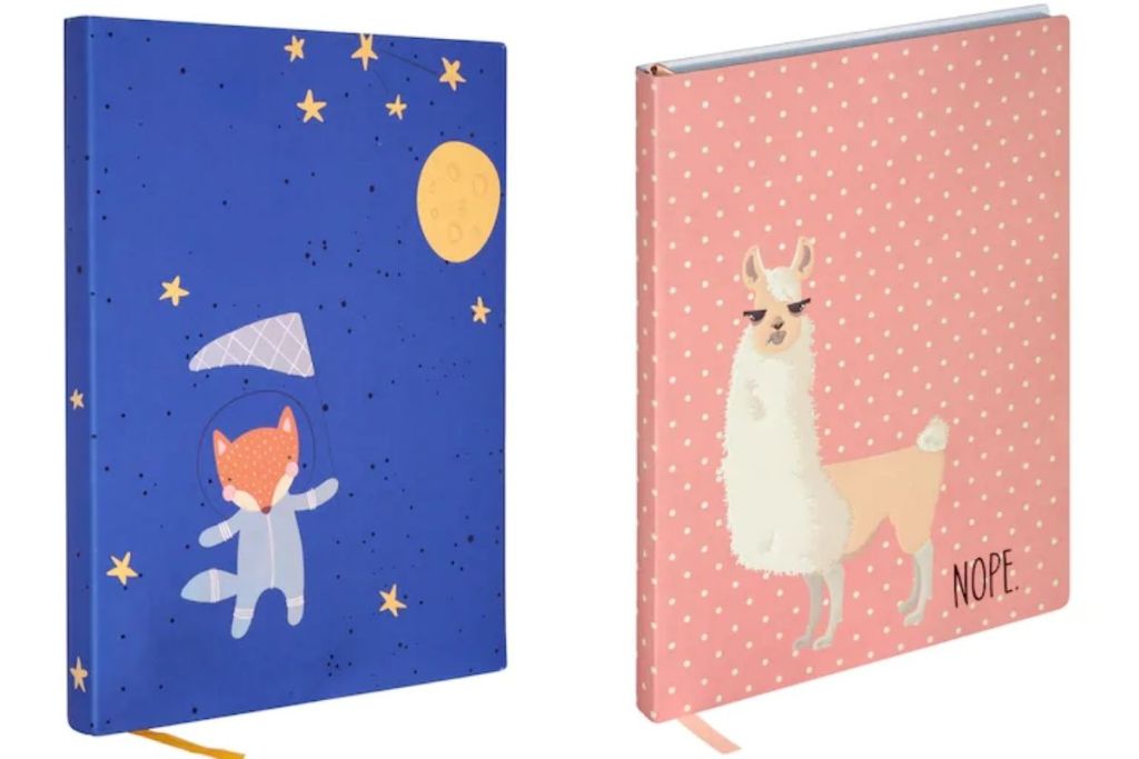 Artist's Loft Space Fox and Llama Lined Journals