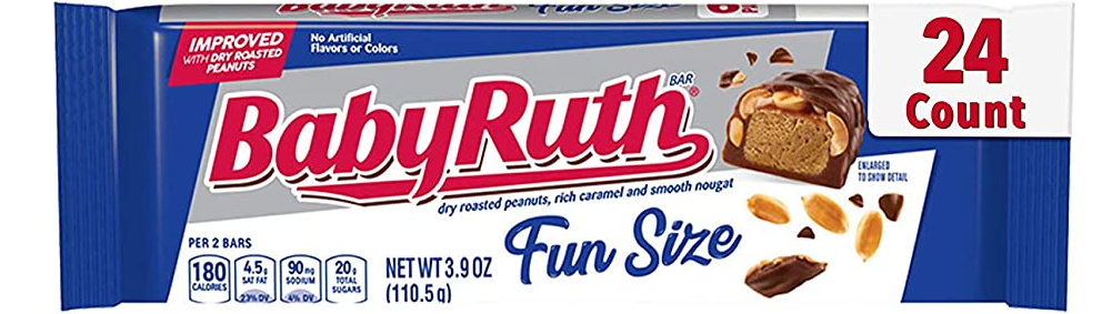 package of Baby Ruth bars