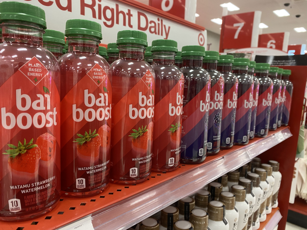 Bai Boost Energy Drinks on Target Shelf