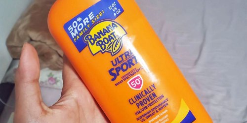 Banana Boat Sunscreen SPF 50 12oz Bottle Just $7.97 Shipped on Amazon