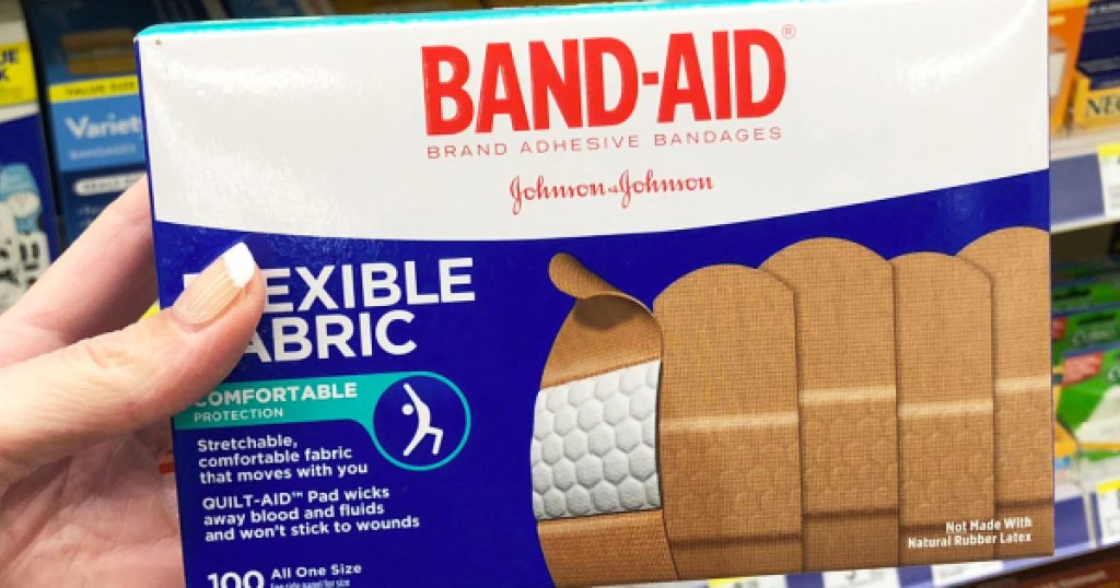 BandAid Flexible Fabric Bandages 100Count Box Only 5.72 Shipped on