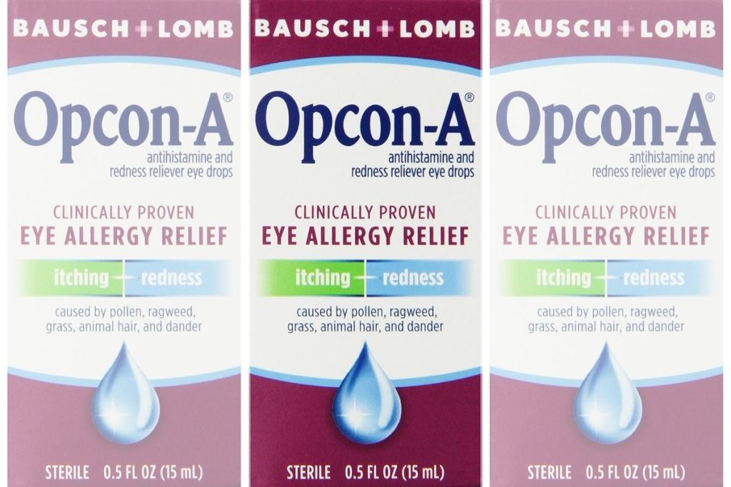 3 views of Bausch + Lomb Opcon-A 