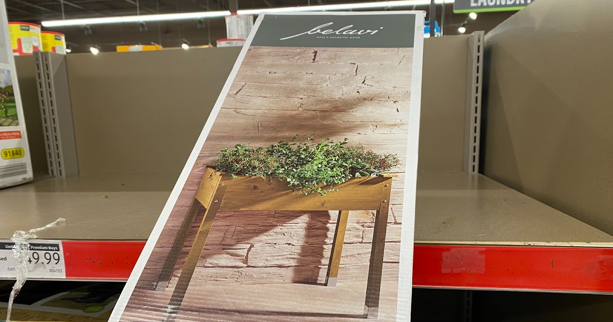 Wooden Raised Planter Just 49.99 at ALDI • Hip2Save