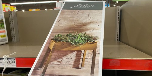 Wooden Raised Planter Just $49.99 at ALDI