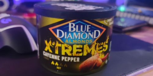Blue Diamond Almonds XTREMES Cayenne Pepper 6oz Can Only $2 Shipped on Amazon