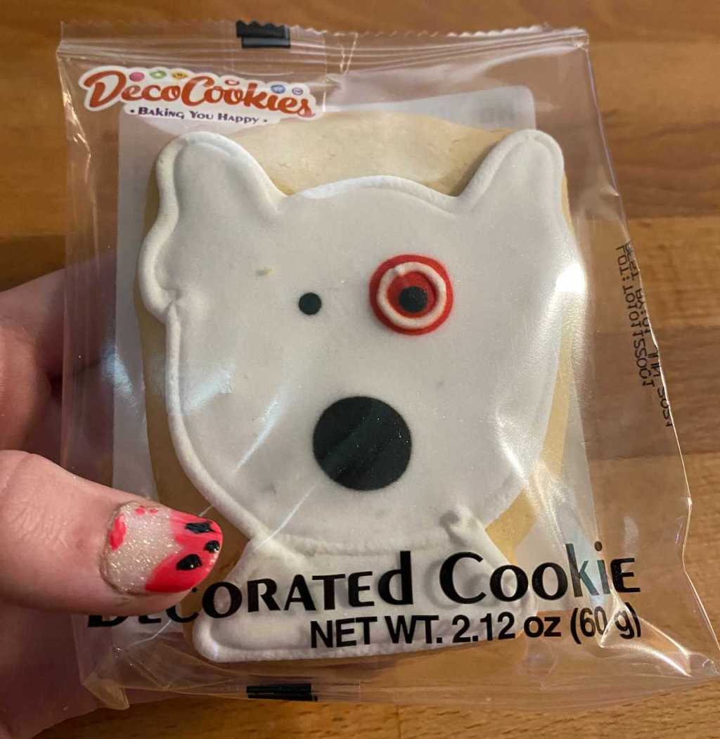 Bullseye Dog Cookies