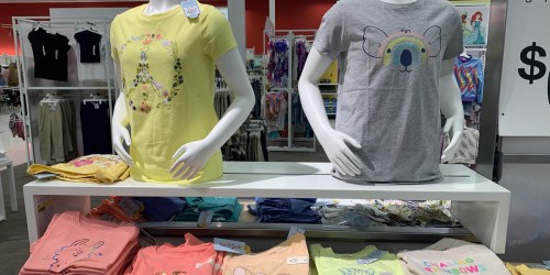 Cat & Jack Kids Tees, Shorts & More from $3.40 at Target