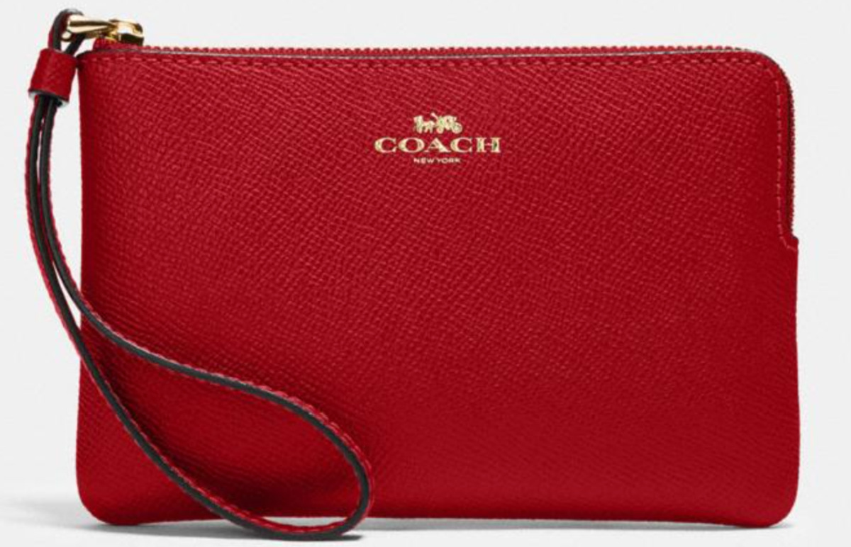 red coach bags