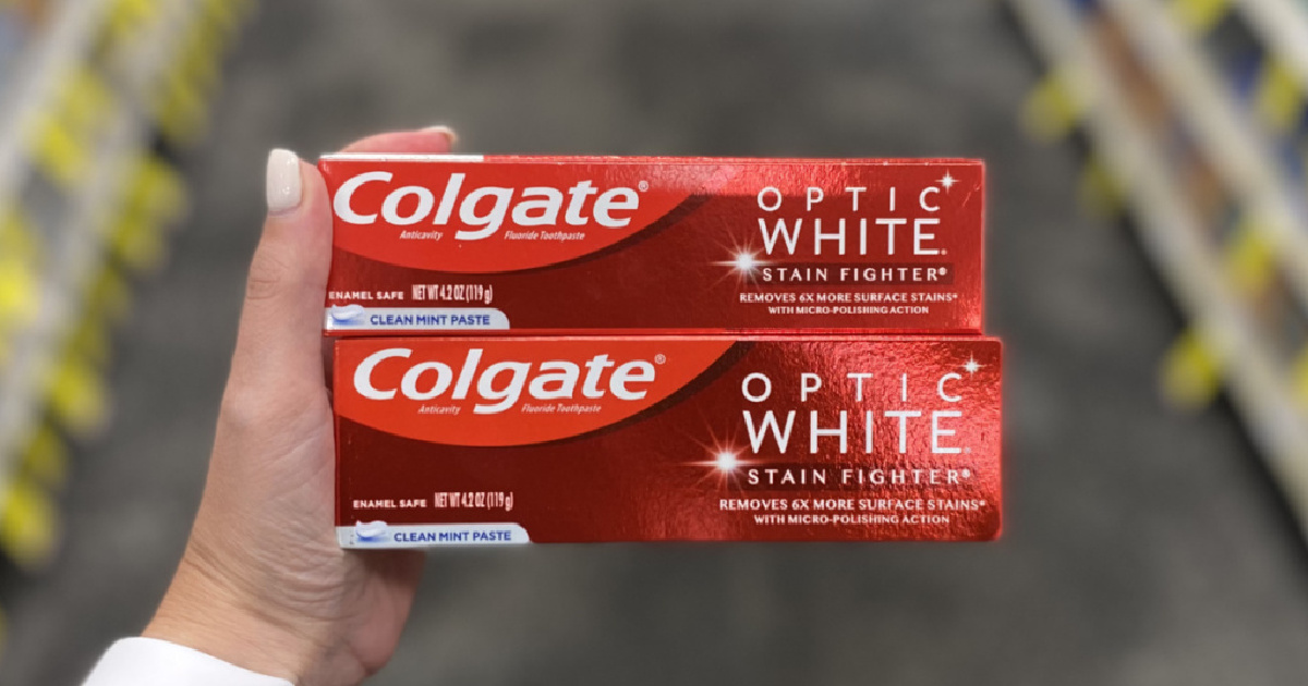 TWO Colgate Optic White Toothpastes Only $2.53 on Walgreens.com (Just $1.27 Each!)
