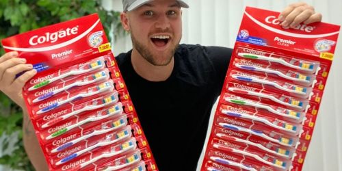 Colgate Toothbrushes 96-Count Pack Only $41.99 Shipped For Prime Members | Just 44¢ Each! (Great Donation Item)