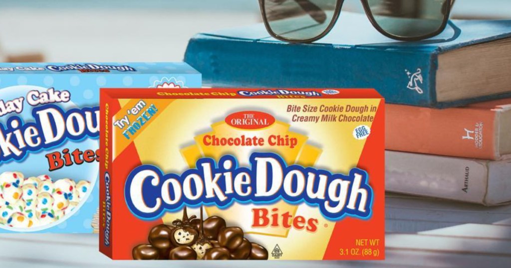 boxes of cookie dough bites