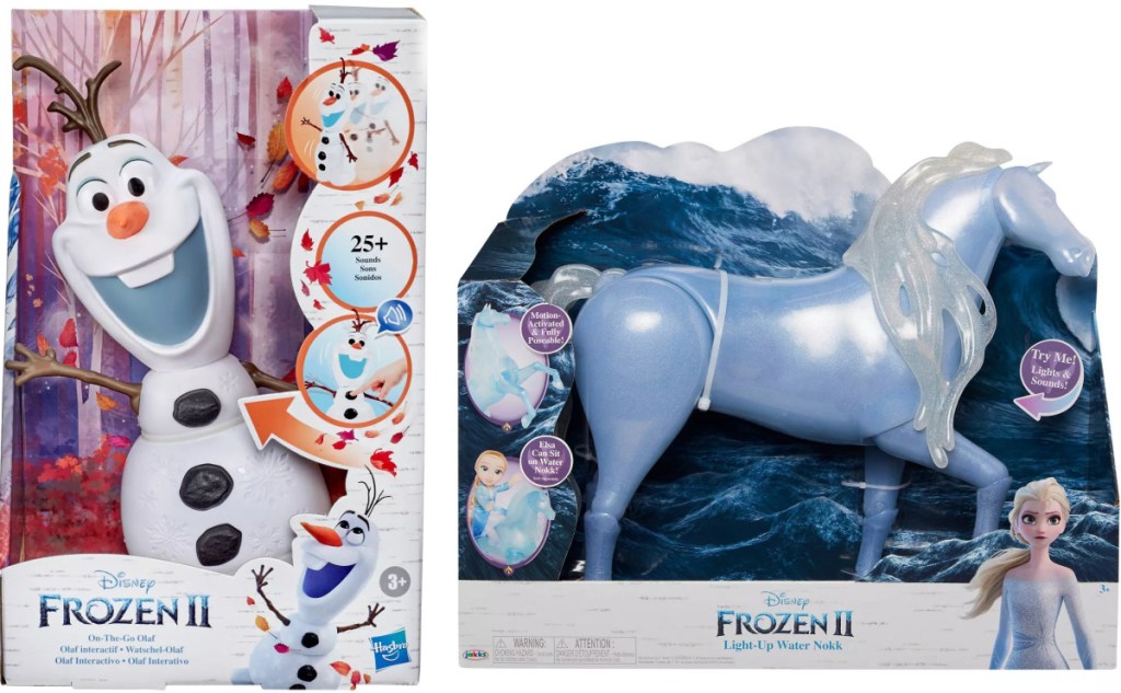 Disney Frozen themed toys in packaging