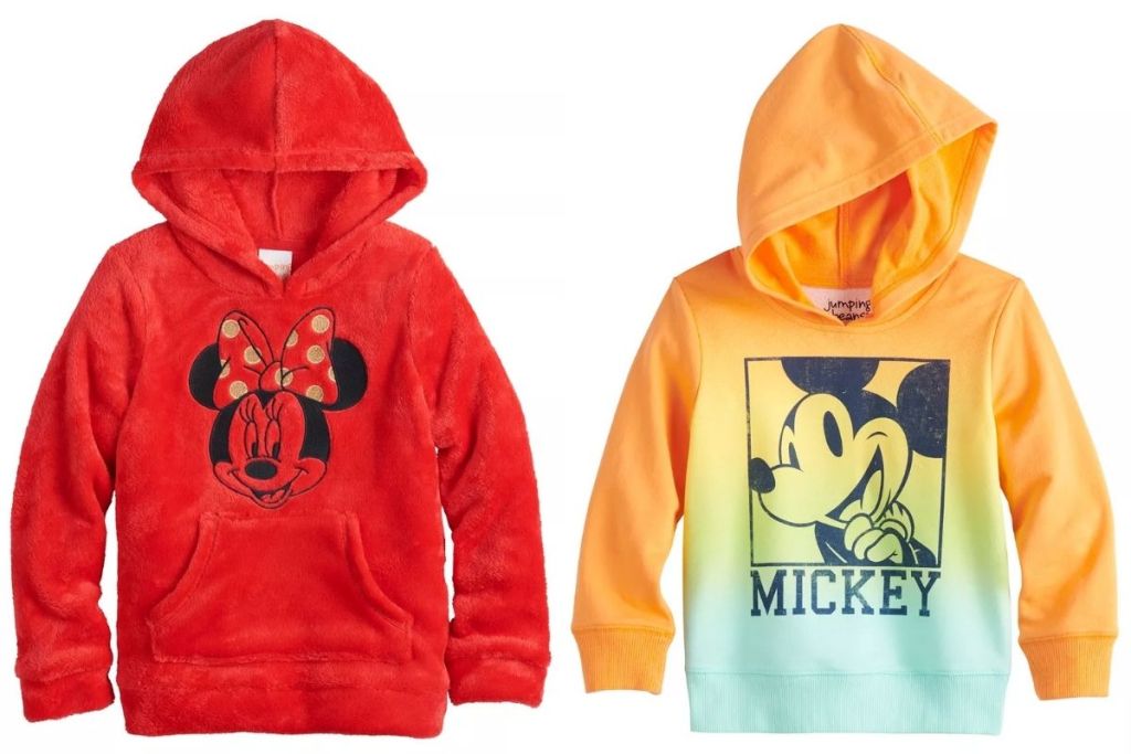 Disney Jumping Beans Mickey and Minnie Mouse Hoodies