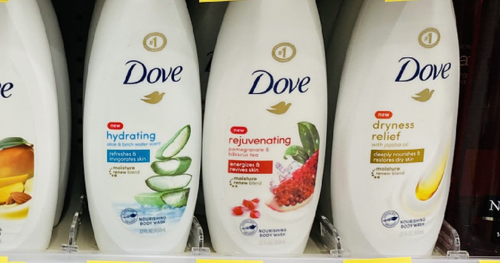 Dove body washes
