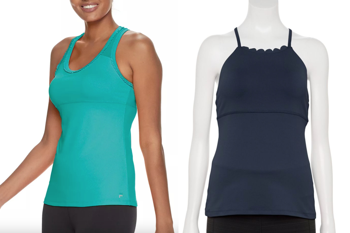 Kohls fila deals women's activewear