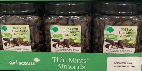 Girl Scouts Thin Mints Almonds 30oz Container Only $12.99 at Costco