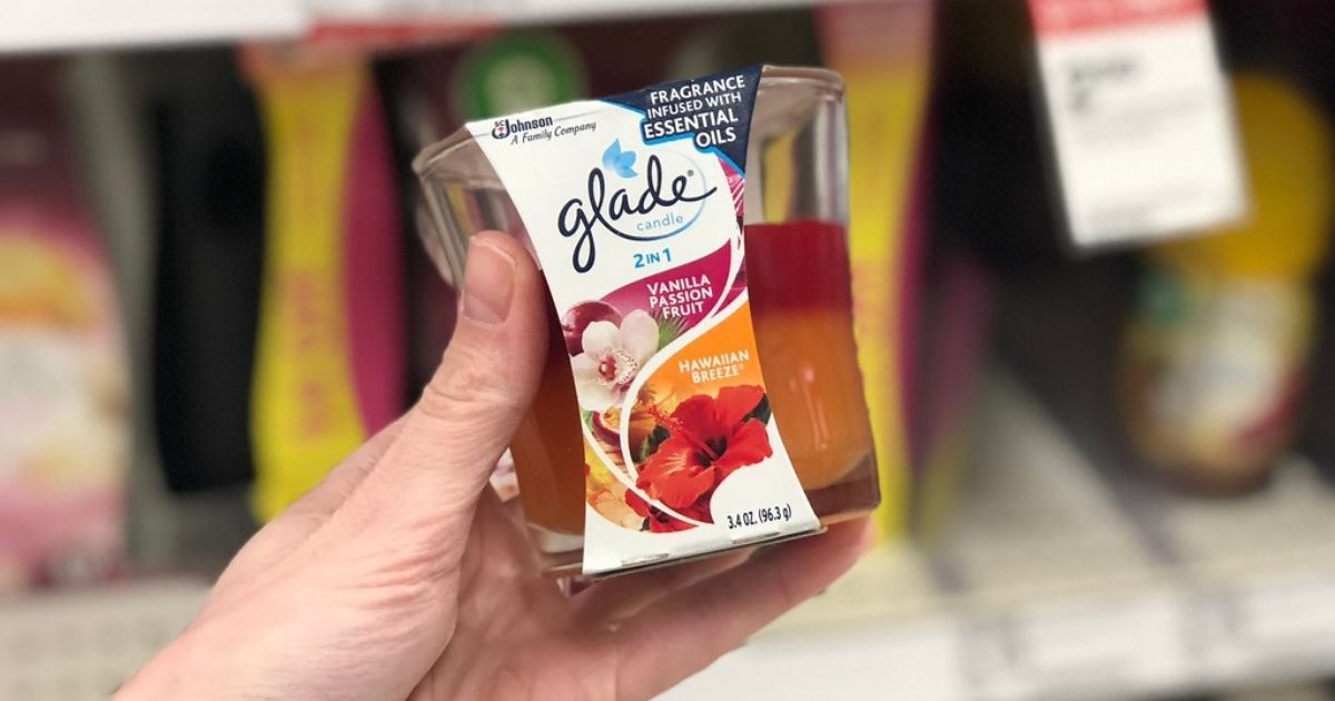 Glade 2in1 Jar Candles 2Pack Only 5.38 Shipped on Amazon (Regularly 12) Hip2Save