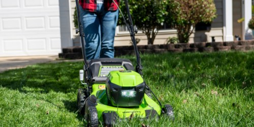 Greenworks Cordless Self-Propelled Lawn Mower Only $299.99 Shipped on BestBuy.com (Regularly $450)