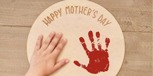Personalized DIY Handprint Sign Only $19.99 Shipped | Great Mother’s Day Gift Idea!
