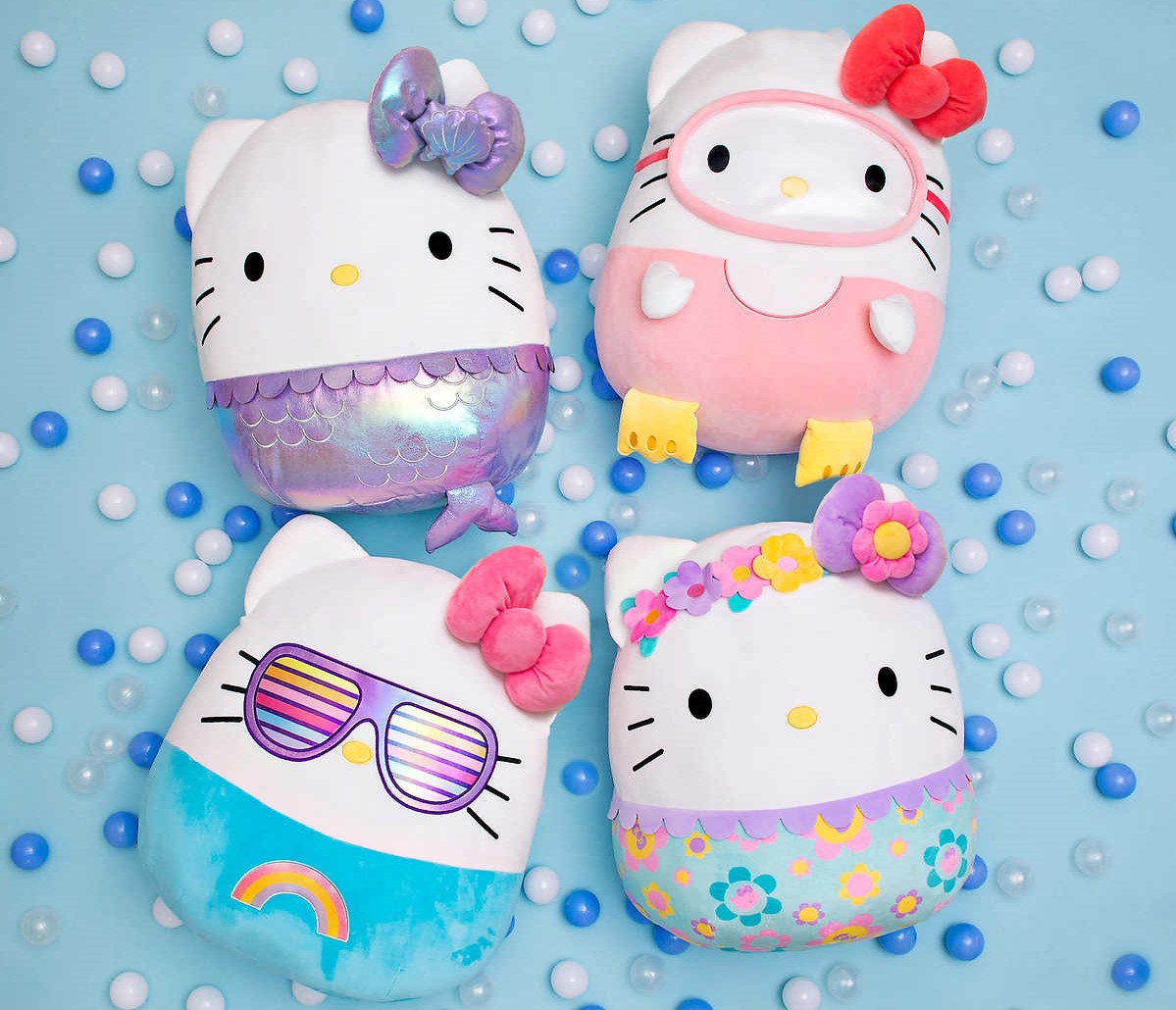 hello kitty squishmallow mermaid