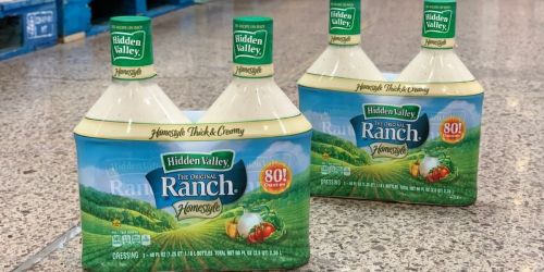 Hidden Valley Ranch Dressing 40-Ounce Bottle 2-Pack Only $7.99 at Costco (Just $4 Each)