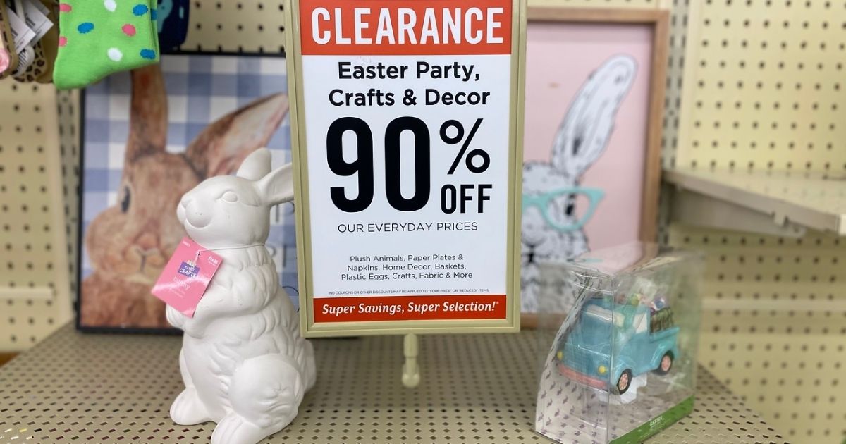 90% Off Easter Clearance at Hobby Lobby