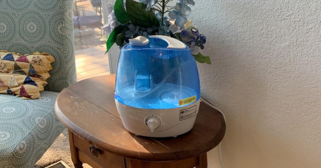 humidifier on a table