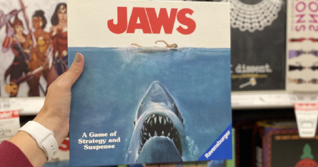hand holding jaws game at target