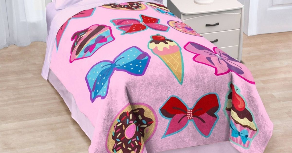 Jojo siwa blanket and clearance pillow