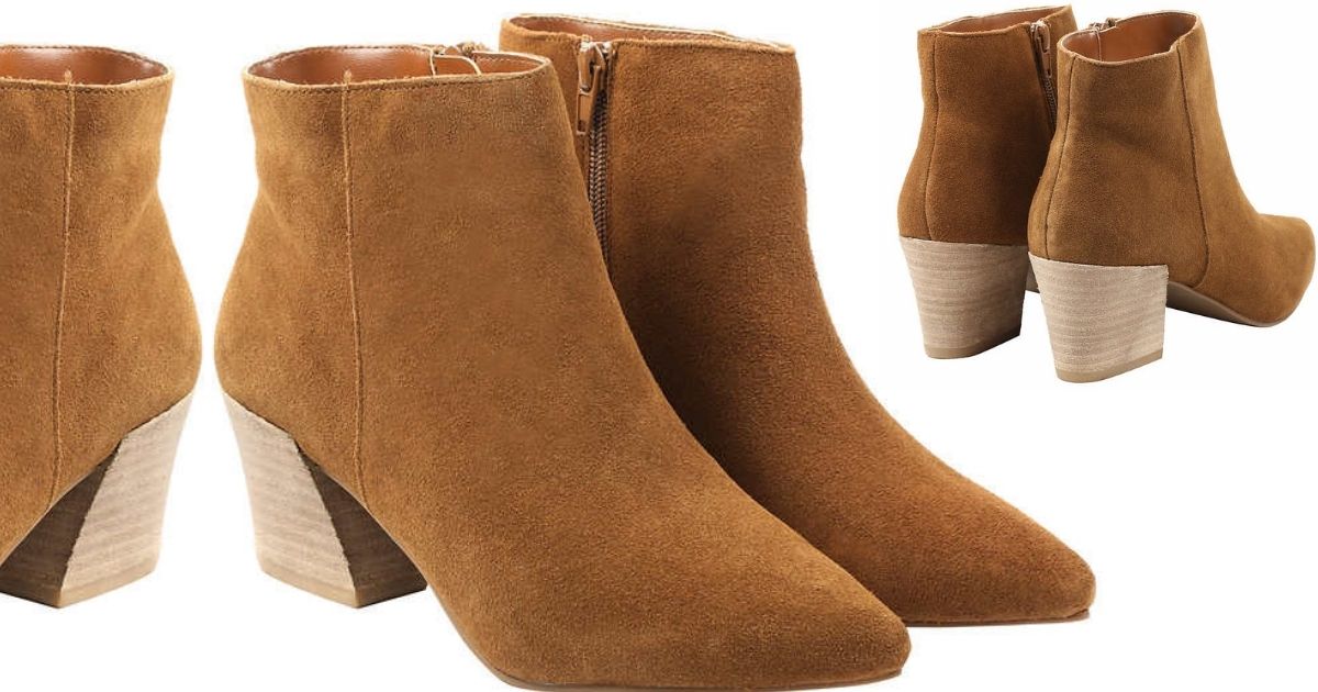 Kensie Suede Booties Only 9.97 Shipped on Costco