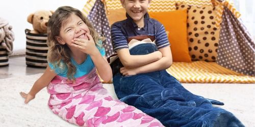 Kids Weighted Blankets Only $29.98 on Sam’s Club | Choose from Shark or Mermaid