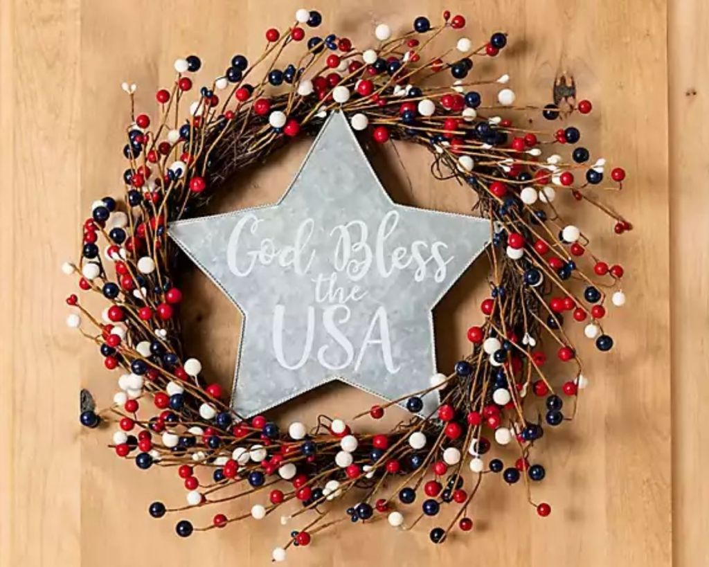 Kirkland's God Bless the USA Wreath