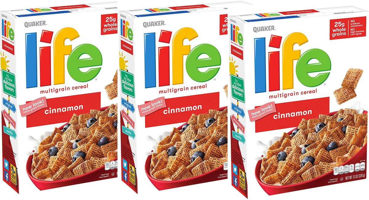 Life Cinnamon Cereal 3Pack Only 7.38 Shipped for Amazon Prime Members