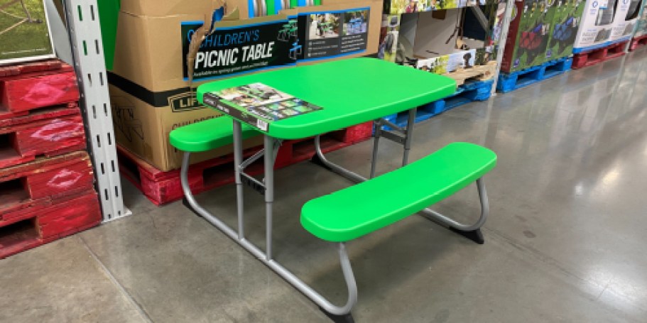 Lifetime Kids Picnic Table Only $49.98 on Sam’sClub.com – Perfect for Crafts, Games & More