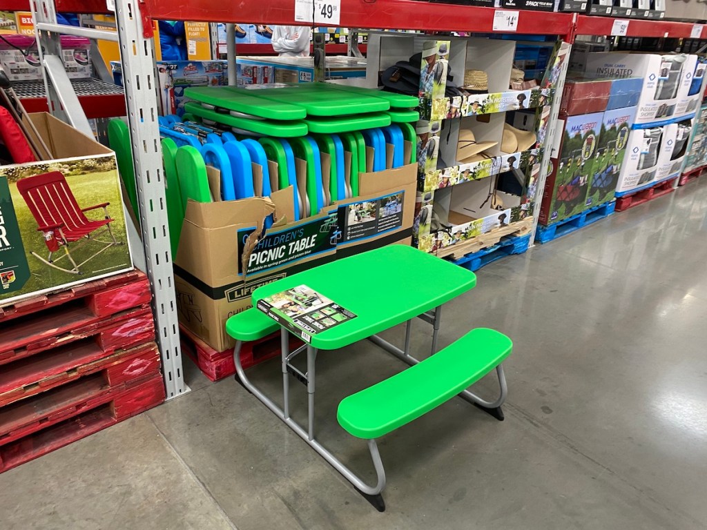 Stain Resistant Kids Picnic Table Only 4999 At Sams Club Hip2save