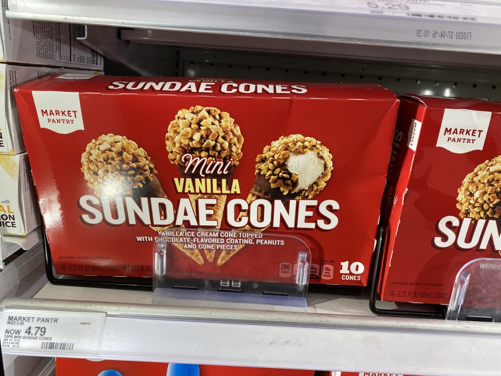 Market Pantry Cones in Target cooler