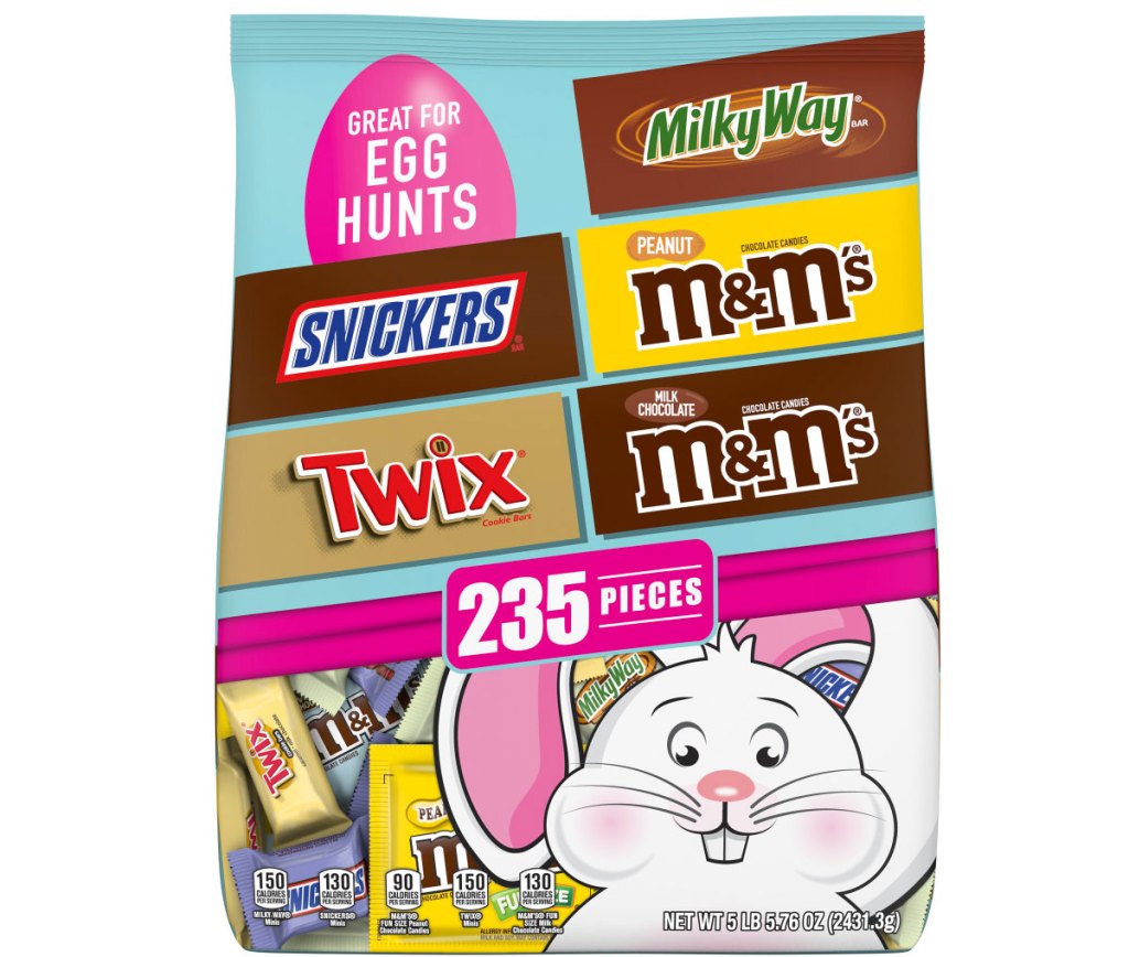 bag of assorted chocolate easter candy