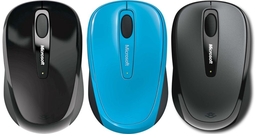 Microsoft Wireless Mouse in 3 colors