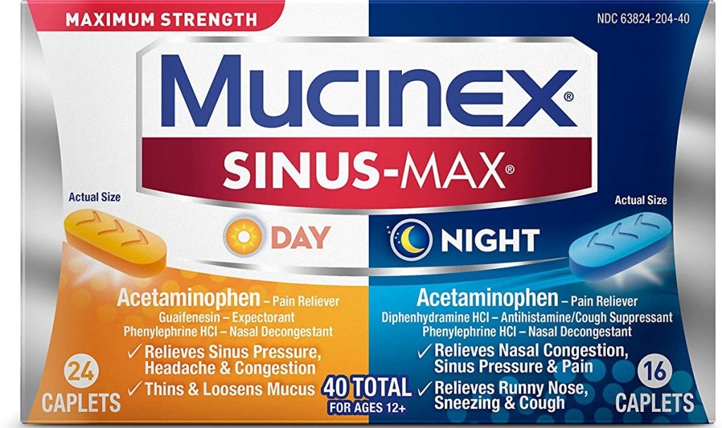 Mucinex Sinus Max box