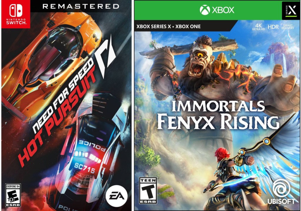 Need for Speed: Hot Pursuit Remastered Nintendo Switch and Immortals Fenyx Rising