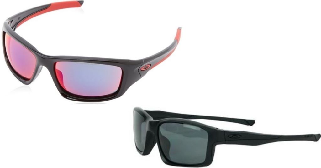 two pairs of Oakley mens Sunglasses